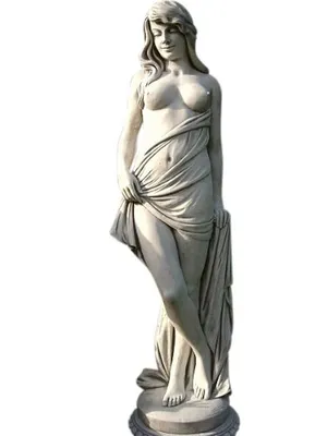 Produktbild von Schöne Frauenfigur aus Steinguss perfekt für den Garten die Terrasse oder den Vorgarten ist Frostfest Witterungsbeständig und Neu 150cm H, 4623