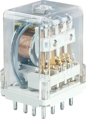 Zdjęcie produktu dla Przekaźnik elektromagnetyczny, przemysłowy - mały rozmiar, do gniazda wtykowego R15-2014-23-1024 RELPOL