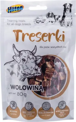 Produktbild von HILTON Meat Trainers mit Rindfleisch 80G FÜR HUNDE