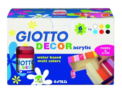Zdjęcie produktu dla Giotto 5382 00 Decor farba akrylowa, 10,5 x 7 x 6,8 cm