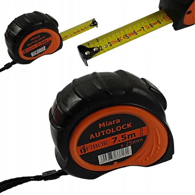 Produktbild von Fibor Autolock Rollmaßband 7,5m Robust
