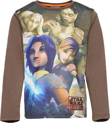 Produktbild von Disney Star Wars Langarm-T-Shirt für Jungen braun 104
