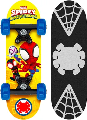 Obrázek produktu pro skateboard Spidey 43 x 12,5 cm černý/žlutý