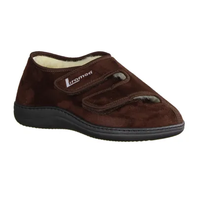 Produktbild von Liromed 476-3014 Verbandschuhe, waschbar, Mocca, Textil NEU, Warmfutter - Herrenschuhe Prophylaxe Diabetiker, Braun