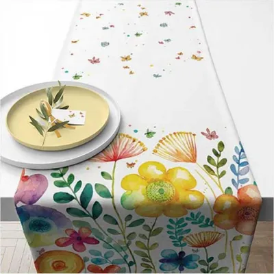 Immagine prodotto di Runner da tavola Ambiente bianco primavera brillante