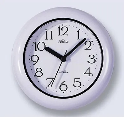 Produktbild von Atlanta Wanduhr, Quartz, Ø 17 cm , 454-0