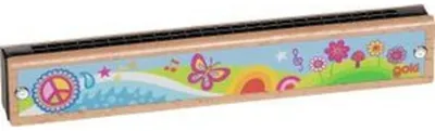 Produktbild von Goki Flower Power, Musikspielzeug, Harmonika, 3 Jahr(e), Mehrfarbig