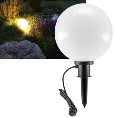 Produktbild von Garten Kugelleuchte Erdspieß CT-GL30cm IP44 230V 1,5m Kabel E27 Fassung