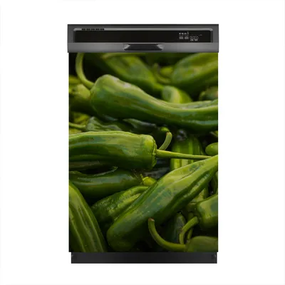 Produktbild von Magnete Dekorative 60x80 cm Küche Magnetmatte Spülmaschine - grünes Gemüse Paprika