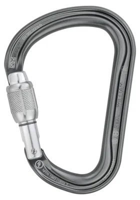 Produktbild von Petzl WILLIAM Screw-Lock - Verschlusskarabiner - Silber Silber