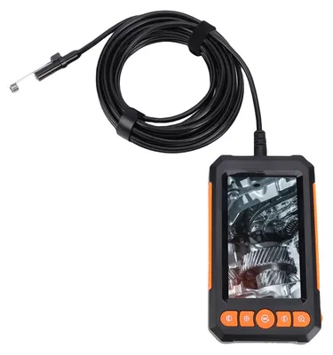 Produktbild von Industrial Endoscope 8mm 1080P Dual Lens 4.3 Inch IPS Screen 8 LED Light IP67 Water Proof Sewer Inspection Camera with 5m Cable
