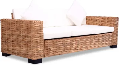 Produktbild von 3-Sitzer-Sofa Natürliches Rattan