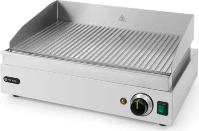 Produktbild von HENDI Grillplatte Gerillt Blue Line 230V 2400W