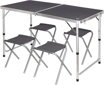 Produktbild von NC1633 Tisch- und Stuhlset Dunkelgrau Nils Camp