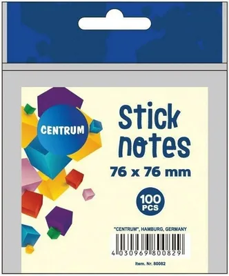 Zdjęcie produktu dla Centrum 25 Naklejka 76X76 100V.żółta 80082