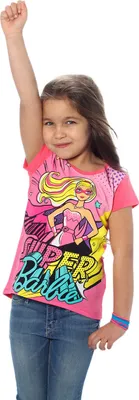 Produktbild von Barbie Mädchen T-Shirt Pink – Weich & verspielt, Größe 92