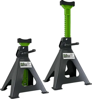 Produktbild von Unterstellbock 2 Stück, 6 Tonnen Traglast pro Stütze Höhe von 380 - 600 mm