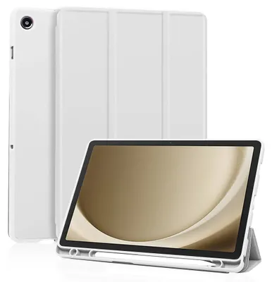 Produktbild von Techsuit Flex Trifold Tablet-Hülle mit Pencil-Halter für Samsung Galaxy Tab A9 Plus - Grau