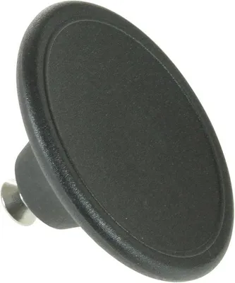 Productafbeelding van Universele Pannendekselknop 4,5 cm Zwart voor Steelpan en Kookpot
