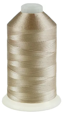 3000m Nähgarn Polyester 210D/3 weiß graubeige