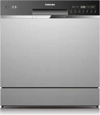 Zdjęcie produktu dla Zmywarka Toshiba DW-08T2(S) 8 kompletów 49 dB Srebrna