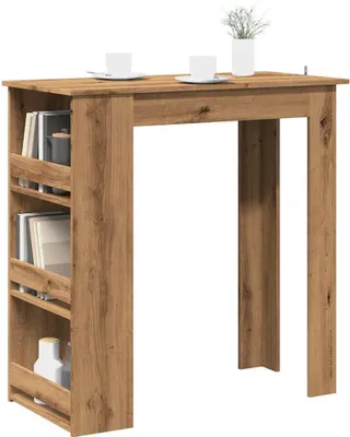 Produktbild von Eleganter Bartisch mit Regal Artisan-Eiche 102x50x103,5 cm GermanyMöbel 88858 - Esstische