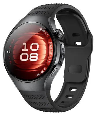 Image de Pour Huawei Watch 5 46mm modèle de point de conception boucle de silicone bracelet de remplacement noir
