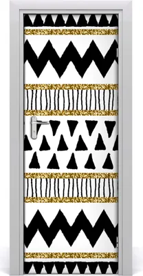 Produktbild von Tulup Türaufkleber 75x205 cm Dekorative Aufkleber Selbstklebend Wasserdichte Tapete Abnehmbar Schlafzimmer Wohnzimmer Wohnkultur - Ethnizität