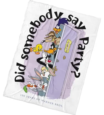 Zdjęcie produktu dla Koc dziecięcy Looney Tunes Impreza u Trhlíków 130x170 cm