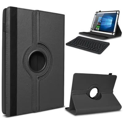Produktbild von Tablet Hülle Tastatur Tasche Blackview Tab 8 Schutzhülle Bluetooth Drehbar Cover, Farbe:Schwarz