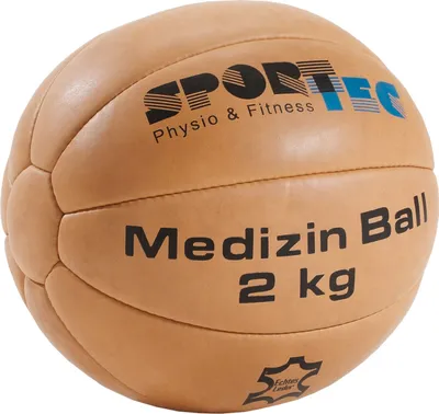 Produktbild von Medizinball aus Leder, ø 23 cm, 2 kg