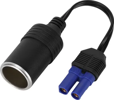 Zdjęcie produktu dla Adapter zapalniczki, czarny, odporny na zużycie, profesjonalne gniazdo EC5 do akumulatora awaryjnego
