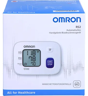Obrázek produktu pro omron RS2 Automatický zápěstní tlakoměr, 1 ks. Měřič krevního tlaku