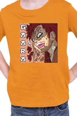 Immagine prodotto di Maglietta per bambini Japan Manga Anime Comics Animation Naruto Gaara Shikaku, 7-8 Jahr - 128 , Orange