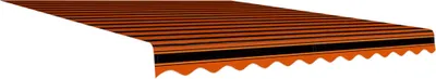 Obrázek produktu pro The Living Store Potah na markýzu Canvas Orange & Brown 350x250 cm