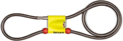 Zdjęcie produktu dla Bullock Dual - Linka antykradzieżowa do pojazdów dwukołowych - Regulowana blokada - Podwójna blokada - Odpowiednia do motocykla, skutera i roweru
