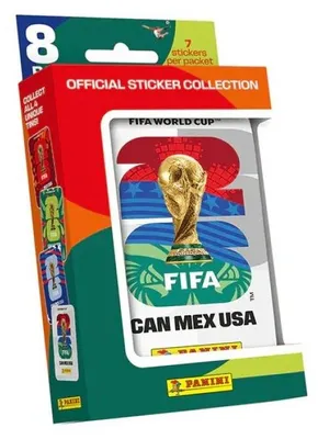 Immagine prodotto di Latta tascabile Panini FIFA World Cup 2026 con adesivi