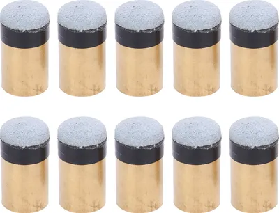 Obrázek produktu pro 10ks Kulečník Snooker Pool Cue Bar Tip Náhradní díly CREWON COPPERPolyuretankůže (11 mm)