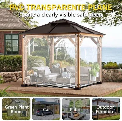 Productafbeelding van Famanu Vinylfolie Transparant - Waterdicht en duurzaam - 1 x 1,5 meter