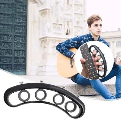 Image de Outil d'entraînement réglable pour guitare/piano - Améliore la flexibilité - Extension des doigts