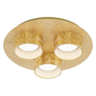 Produktbild von Deckenleuchte Briloner Pro Deckenlampe LED 3-flammig Rund Gold