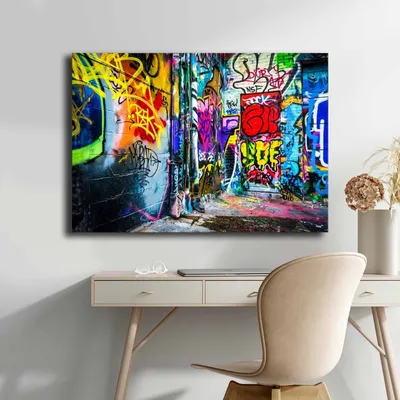 Immagine prodotto di Wallity, 70100POP-014, Quadro decorativo su tela, Multicolore, 100% TELA, 70 x 100 cm