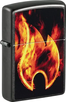 Produktbild von Zippo Benzin-Feuerzeug Grey Color Flame 60007511, unbefüllt