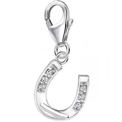 Hufeisen Charm Anhänger für die besten Wünsche I Echtschmuck