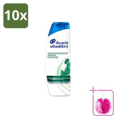 Produktbild von 10 x Head & Shoulders Anti-Schuppen Shampoo Jeukende Hoofdhuid 285 ml - Sparpackung - 10 Stücke