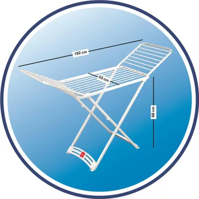 Zdjęcie produktu dla Vileda Solar, Suszarka do bielizny, Plastik, Biały, 20 m, 1815 mm, 550 mm