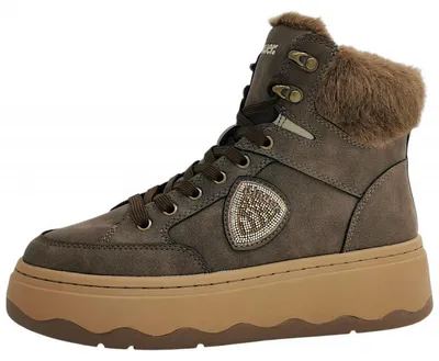 Image de Chaussures de randonnée pour femmes Blauer USA, bottines à lacets, couleur marron, style décontracté