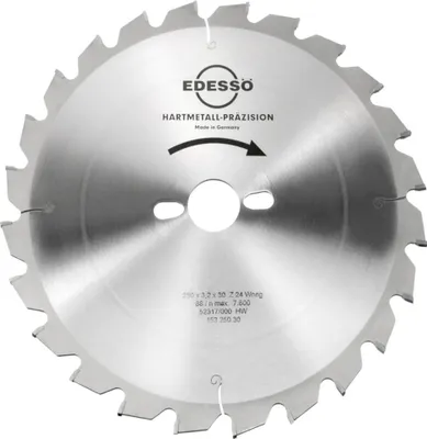 Produktbild von EDESSÖ HW Kreissägeblatt Präzision 250 x 3,2 x 30 mm Z24 W-neg.