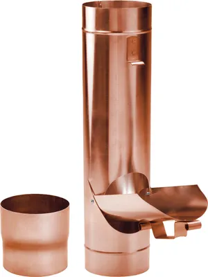 Produktbild von Regenrohrklappe Kupfer DN 60 inkl. Adapter