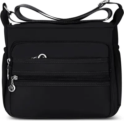 Image de Sac bandoulière pour femmes, avec de nombreux compartiments, taille L (31x11x24 cm), idéal pour un usage quotidien